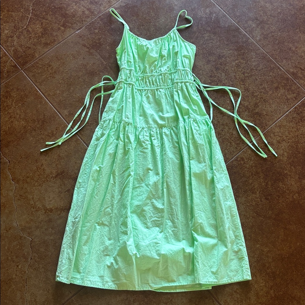 Women's Target light green sun/easter dress size XS - Picture 3 of 4